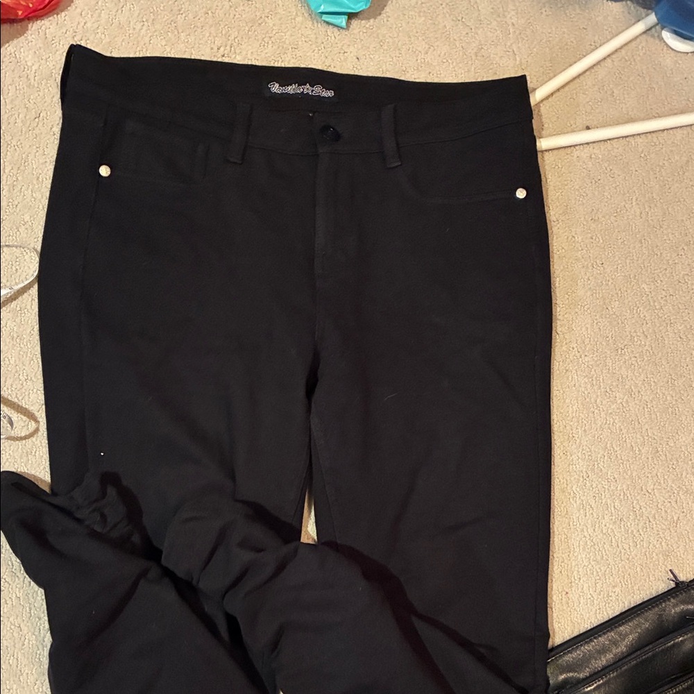 Vanilla Star Cotton Black Pants with Silver Accents☀️SJ